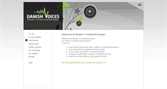 Desktop Screenshot of danishvoices.dk