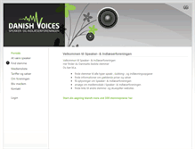 Tablet Screenshot of danishvoices.dk